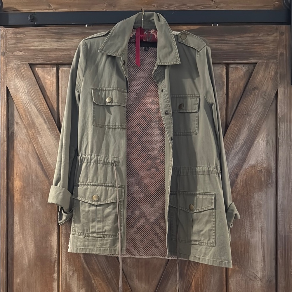 Olive Green women’s Utility Jacket